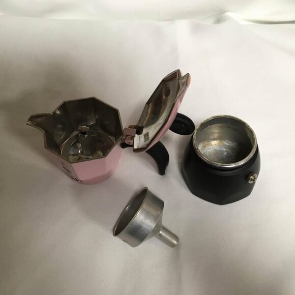 Bialetti Dama Pink Stovetop Percolator Espresso Coffee Maker Aluminium  1 Cup - Picture 3 of 4